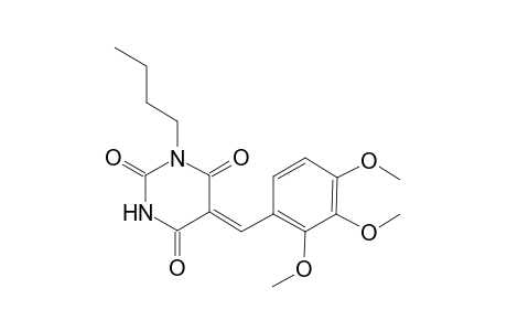 (5Z)-1-butyl-5-(2,3,4-trimethoxybenzylidene)-2,4,6(1H,3H,5H)-pyrimidinetrione