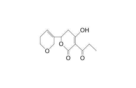 [2,3'-Bi-2H-pyran]-6(3H)-one, 5',6'-dihydro-4-hydroxy-5-(1-oxopropyl)-