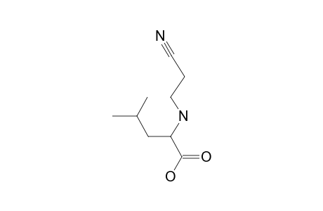 Pentanoic acid, 2-(2-cyanoethylamino)-4-methyl-