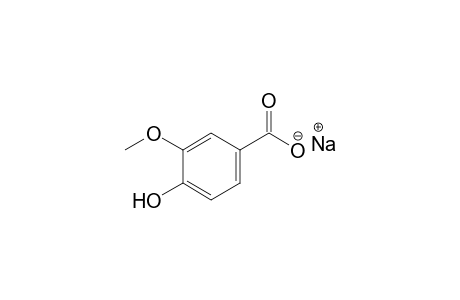 Vanillic acid, monosodium salt