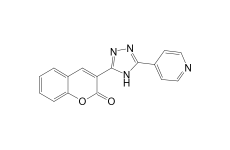 3-(3-pyridin-4-yl-1H-1,2,4-triazol-5-yl)-1-benzopyran-2-one