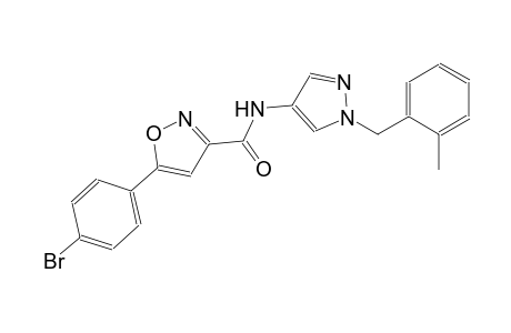 3-isoxazolecarboxamide, 5-(4-bromophenyl)-N-[1-[(2-methylphenyl)methyl]-1H-pyrazol-4-yl]-