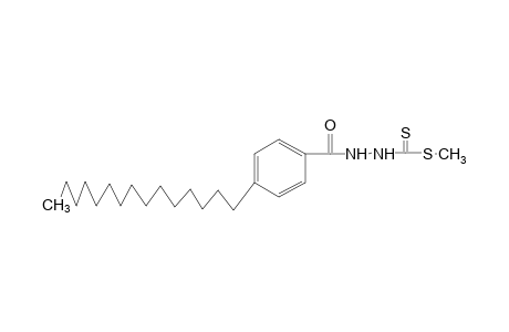 p-pentadecylbenzoic acid, 2-(dithiocarboxy)hydrazide, methyl ester