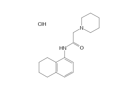 N-(5,6,7,8-tetrahydro-1-naphthyl)-1-piperidineacetamide, hydrochloride