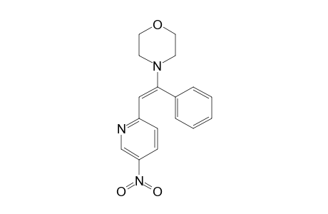 (E)-4-[2-(5-Nitropyrid-2-yl]-1-phenylvinyl]morpholine