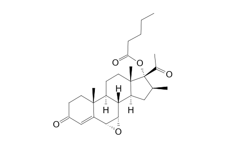 (6R,7S)-EPOXY-16-BETA-METHYL-17-ALPHA-VALEROYLOXY-PREGN-4-ENE-3,20-DIONE