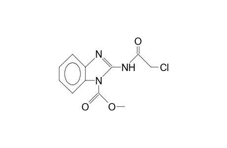 2-[(2-chloroacetyl)amino]benzimidazole-1-carboxylic acid methyl ester