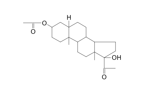 Pregnan-20-one, 3-(acetyloxy)-17-hydroxy-, (3.beta.,5.alpha.)-