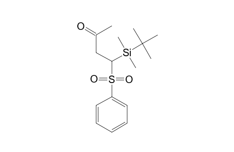 4-tert-BUTYL-DIMETHYLSILYL-4-PHENYLSULFONYL-BUTAN-2-ONE