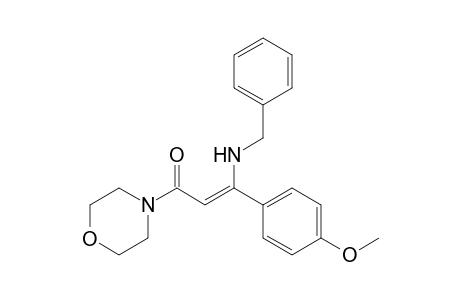 (Z)-3-(Benzylamino)-3-(4-methoxyphenyl)-1-morpholinoprop-2-en-1-one