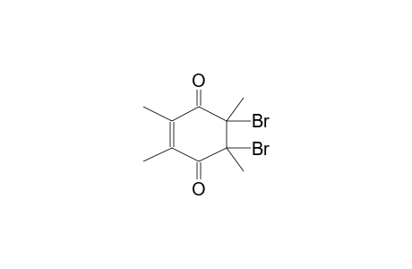 5,6-dibromo-2,3,5,6-tetramethylcyclohex-2-ene-1,4-dione