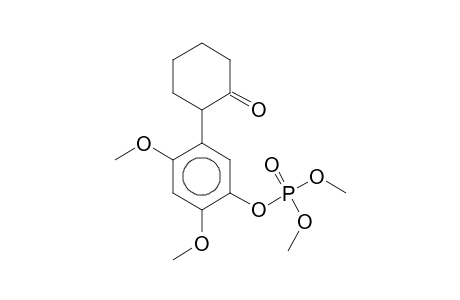 2,4-Dimethoxy-5-(2-oxocyclohexyl)phenyl dimethyl phosphate