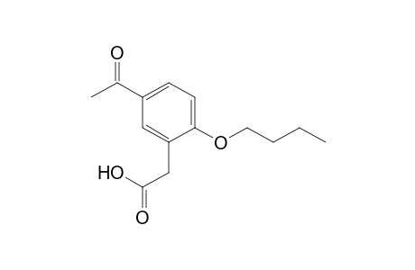 (5-acetyl-2-butoxyphenyl)acetic acid