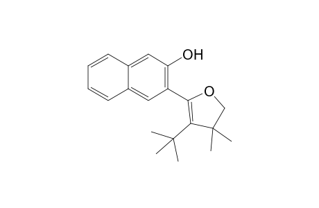 4-tert-Butyl-5-(2-hydroxynaphthalen-3-yl)-3,3-dimethyl-2,3-dihydrofuran