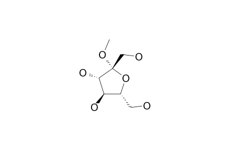 METHYL-BETA-D-FRUCTOSE,(FURANOSID)