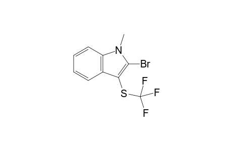 2-Bromo-1-methyl-3-((trifluoromethyl)thio)-1H-indole