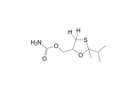 2-isopropyl-2-methyl-1,3-oxathiolane-5-methanol, carbamate