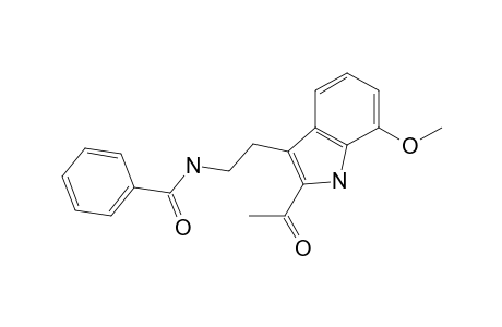 2-Acetyl-3-(2-benzamido)ethyl-7-methoxyindole