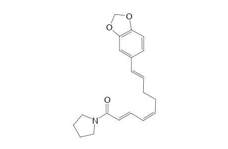 1-[(2E,4Z,8E)-9-(3,4-Methylenedioxyphenyl)-2,4,8-nonatrienoyl]pyr- rolidine
