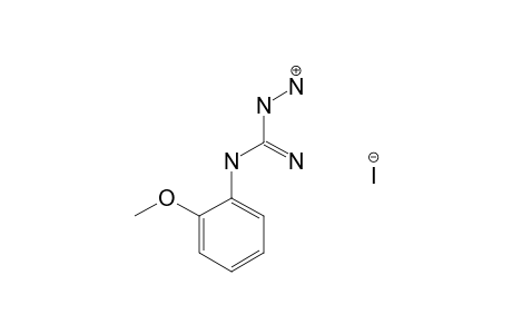 1-amino-3-(o-methoxyphenyl)guanidine, monohydroiodide