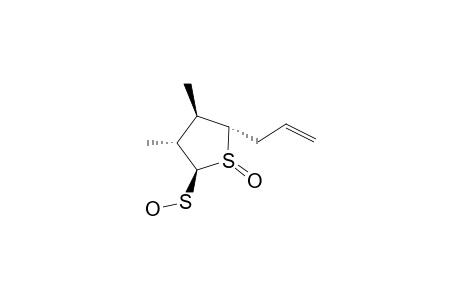 GARLICNIN-B1;2-SULFENIC-ACID-5-ALLYL-3,4-DIMETHYL-TETRAHYDRO-THIOPHENE-2-SULFOXIDE-S-OXIDE