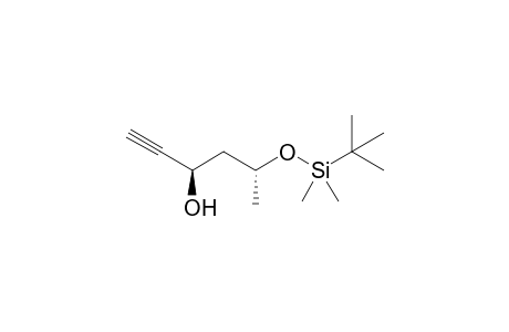 (-)-(3R,5R)-5-(tert-Butyldimethylsilyloxy)hex-1-yn-3-ol