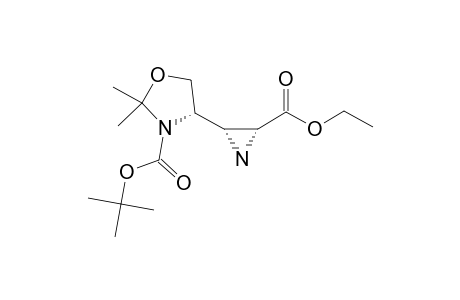 ETHYL-(2R,3S,4'R)-(-)-3-(3'-TERT.-BUTYLOXYCARBONYL-2',2'-DIMETHYLOXAZOLIDIN-4'-YL)-ATIRIDINE-2-CARBOXYLATE