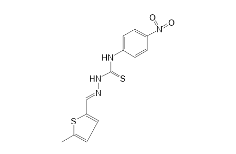 5-methyl-2-thiophenecarboxaldehyde, 4-(p-nitrophenyl)-3-thiosemicarbazone
