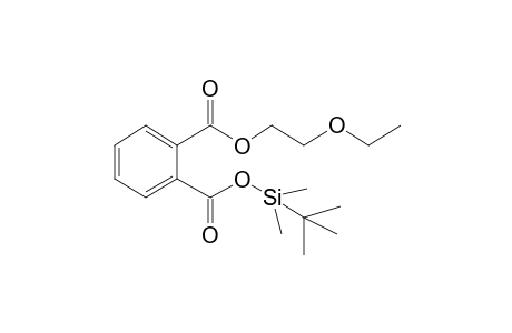 2-Ethoxyethyl hydrogen phthalate, tbdms derivative