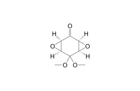 (1R*, 3S*, 5R*, 7S*)-6,6-dimethoxy-4,8-dioxatricyclo[5.1.0.03,5]octan-2-one