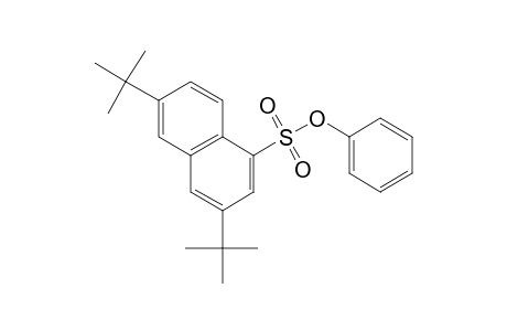 3,6-di-tert-butyl-1-naphthalenesulfonic acid, phenyl ester