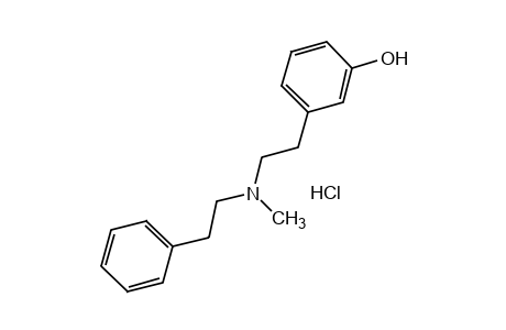 m-[2-(methylpenethylamino)ethyl]phenol, hydrochloride