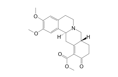 6H-Dibenzo[a,g]quinolizine-12-carboxylic acid, 5,8,8a,9,10,11,13,13a-octahydro-2,3-dimethoxy-11-oxo-, methyl ester, trans-