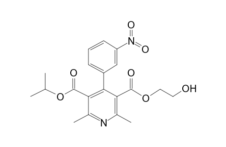 Nimodipine-M (dehydro-O-demethyl-) MS2