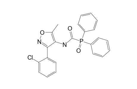 N-[3-(o-chlorophenyl)-5-methyl-4-isoxazolyl]-1-(diphenylphosphinyl)formamide