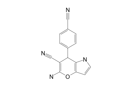 5-AMINO-7-(4-CYANOPHENYL)-1,7-DIHYDROPYRANO-[3,2-B]-PYRROLE-6-CARBONITRILE