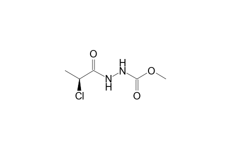 (S)-(-)-N'-(methoxycarbonyl)-2-chloropropionohydrazine