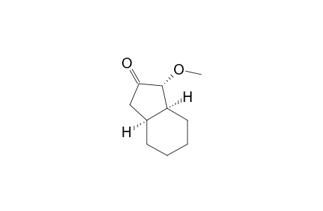 (1R*,3aS*,7aS*)-1-methoxyoctahydro-1H-inden-2-one