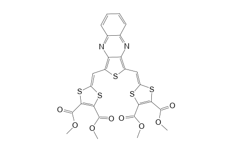 2-[[3-[(4,5-dicarbomethoxy-1,3-dithiol-2-ylidene)methyl]thieno[3,4-b]quinoxalin-1-yl]methylene]-1,3-dithiole-4,5-dicarboxylic acid dimethyl ester