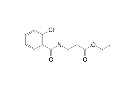 .beta.-Alanine, N-(2-chlorobenzoyl)-, ethyl ester