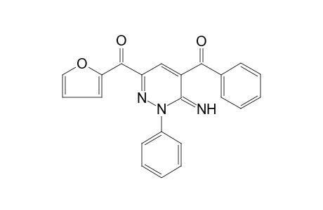 Pyridazin-3-imine, 2,3-dihydro-4-benzoyl-6-(2-furoyl)-2-phenyl-