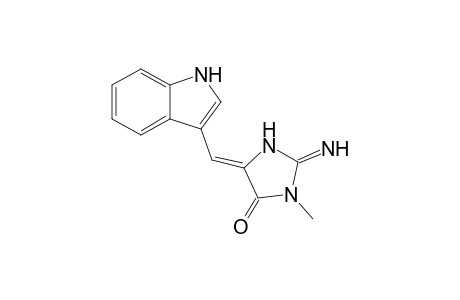 (Z)-2-AMINO-3,5-DIHYDRO-5-[(1H-INDOL-3-YL)-METHYLIDENE]-3-METHYL-4H-IMIDAZOL-4-ONE;2'-DEMETHYLAPLYSINOPSIN