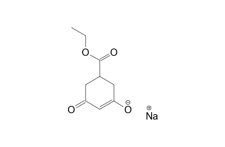 3-Cyclohexene-1-carboxylic acid, 3-hydroxy-5-oxo-, ethyl ester sodium salt