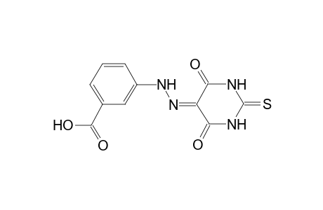 3-[(2E)-2-(4-hydroxy-6-oxo-2-thioxo-1,6-dihydro-5(2H)-pyrimidinylidene)hydrazino]benzoic acid