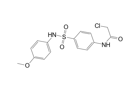 2-chloro-N-{4-[(4-methoxyanilino)sulfonyl]phenyl}acetamide