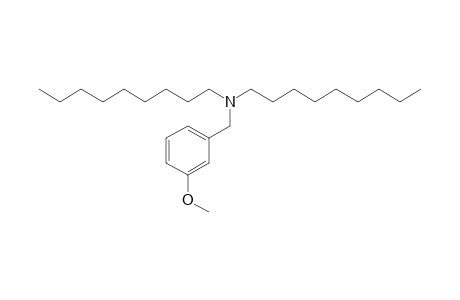 3-Methoxybenzylamine, N,N-dinonyl-