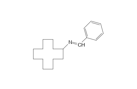 CYCLODODECYLAMINE, N-BENZYLIDENE-,