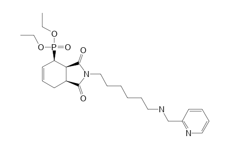 DIETHYL-(1,1A,3,3A,4,7)-HEXAHYDRO-2-[6-(PYRIDINE-2-YL)-METHYLAMINO]-HEXYL]-2H-ISOINDOL-4-PHOSPHONATE-1,3-DIONE