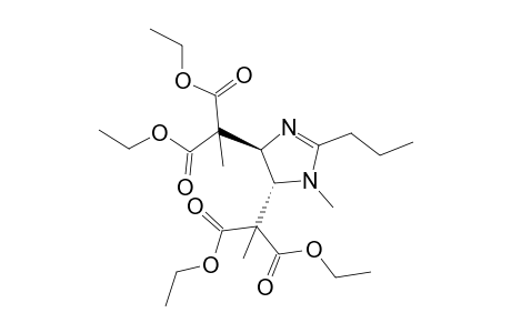 2-[(4R,5R)-5-(1,3-diethoxy-2-methyl-1,3-dioxopropan-2-yl)-1-methyl-2-propyl-4,5-dihydroimidazol-4-yl]-2-methylpropanedioic acid diethyl ester