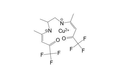 N,N'-Propylenebis(5,5,5-trifluoro-4-oxopentan-2-iminato)copper(ii)